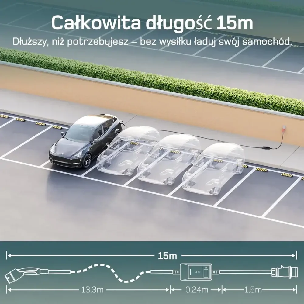 Przenośna ładowarka wallbox dé EV 11kW Typ 2 na siłę aut EV - obrazek 6