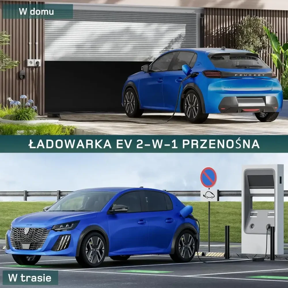Przenośna ładowarka dé EV 3,7kW Typ 2 na gniazdko 230V schuko - obrazek 10