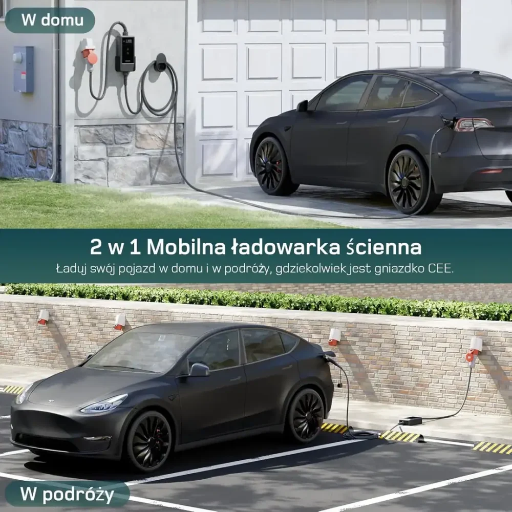 Przenośna ładowarka wallbox dé EV 22kW Typ 2 na siłę - obrazek 10