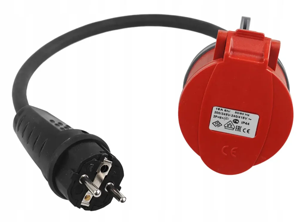 Adapter do zasilania przenośnej ładowarki EV z gniazdka naściennego 220V - obrazek 3