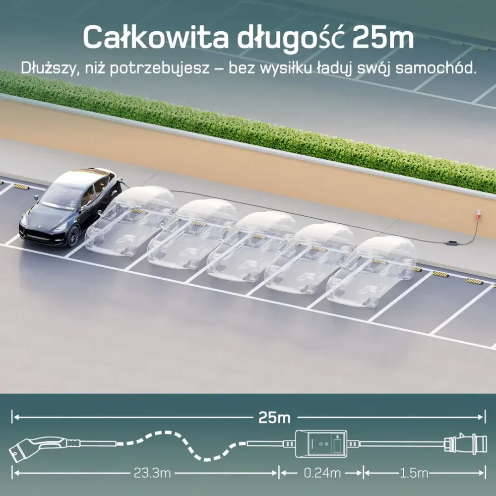 Przenośna ładowarka wallbox dé EV 11kW Typ 2 na siłę aut EV - obrazek 8