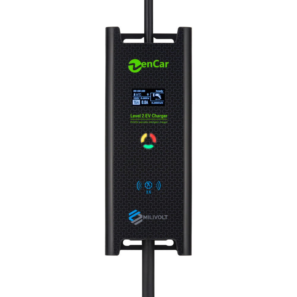 Przenośna ładowarka Zencar wallbox 11kW typ 2 na gniazdo siłowe 16A 5-pin - obrazek 4