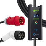 Przenośna ładowarka Zencar wallbox 22kW Typ 2 na gniazdo siłowe 32A 5-pin