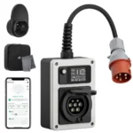 Mobilny wallbox dé do auta EV 11kW z gniazdem Typ 2