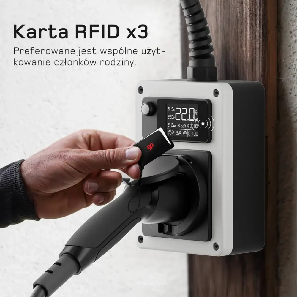 Mobilny wallbox dé do auta EV 22kW z gniazdem Typ 2 - obrazek 7