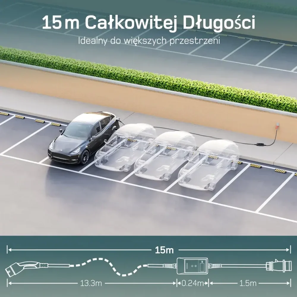 Przenośna ładowarka wallbox dé EV 22kW Typ 2 na siłę - obrazek 5