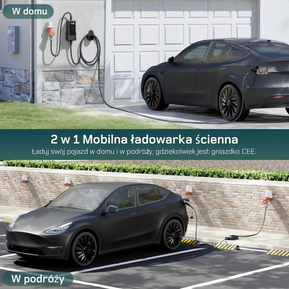 Przenośna ładowarka wallbox dé EV 11kW Typ 2 na siłę aut EV - obrazek 9